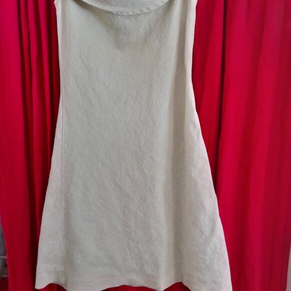 Hemp Dress by Of The Earth light green Woman's Small - Picture 3 of 7